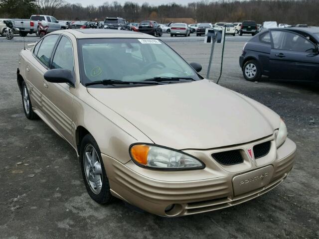 1G2NF52F12C311705 - 2002 PONTIAC GRAND AM S GOLD photo 1