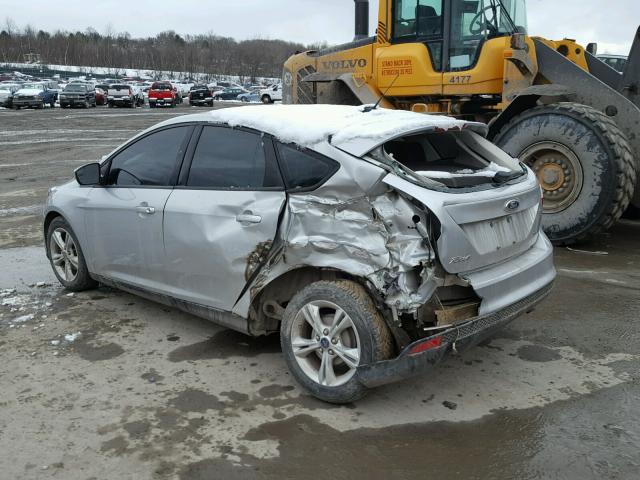 1FADP3K28DL155158 - 2013 FORD FOCUS SE SILVER photo 3