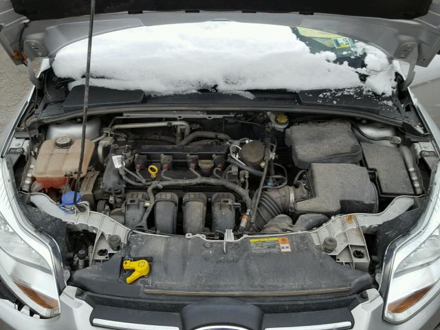 1FADP3K28DL155158 - 2013 FORD FOCUS SE SILVER photo 7