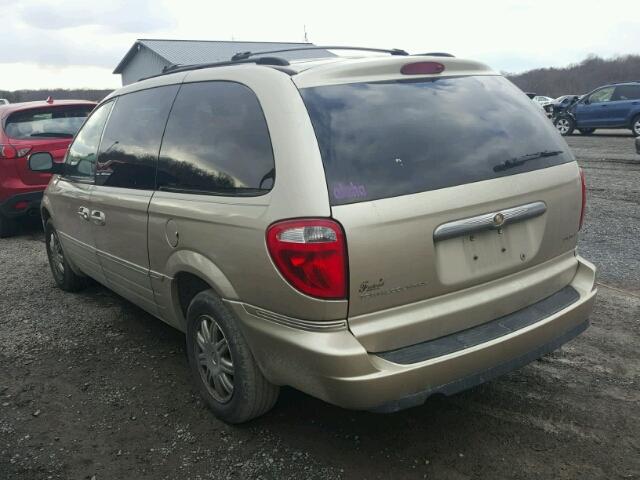 2A4GP64L37R302524 - 2007 CHRYSLER TOWN & COU BEIGE photo 3