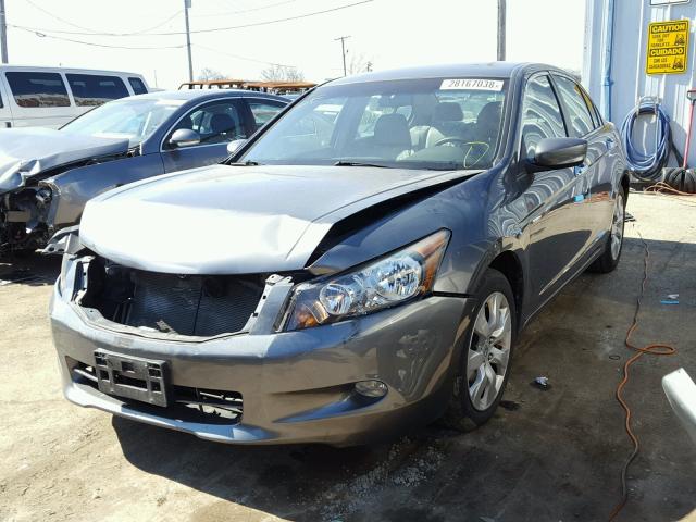 1HGCP36859A018591 - 2009 HONDA ACCORD EXL GRAY photo 2