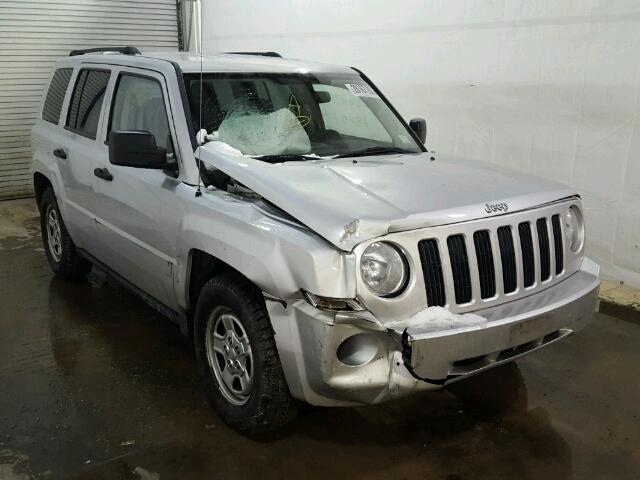 1J8FT28W58D783447 - 2008 JEEP PATRIOT SP SILVER photo 1