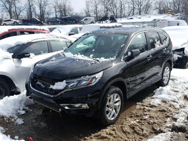 2HKRM4H55GH616549 - 2016 HONDA CR-V EX BLACK photo 2