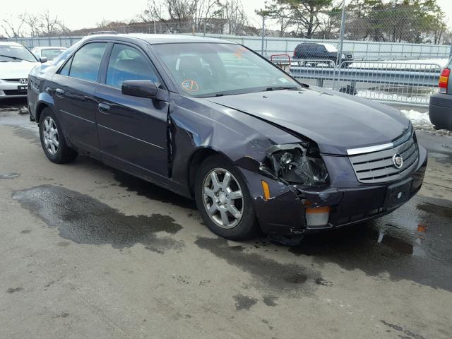 1G6DM57T660103017 - 2006 CADILLAC CTS PURPLE photo 1