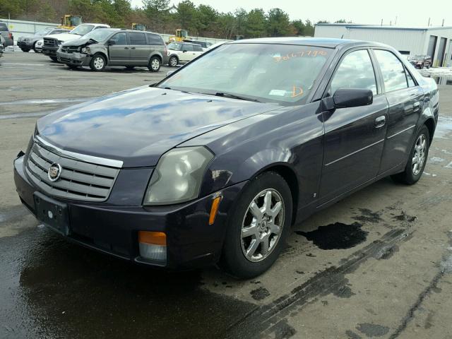 1G6DM57T660103017 - 2006 CADILLAC CTS PURPLE photo 2