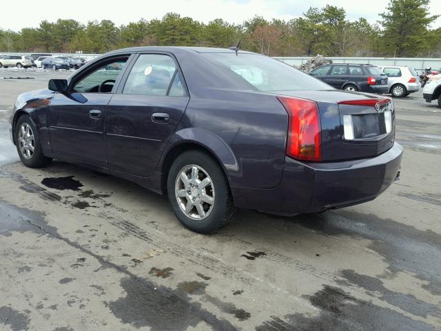 1G6DM57T660103017 - 2006 CADILLAC CTS PURPLE photo 3