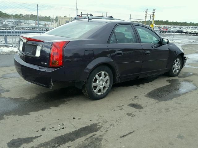 1G6DM57T660103017 - 2006 CADILLAC CTS PURPLE photo 4