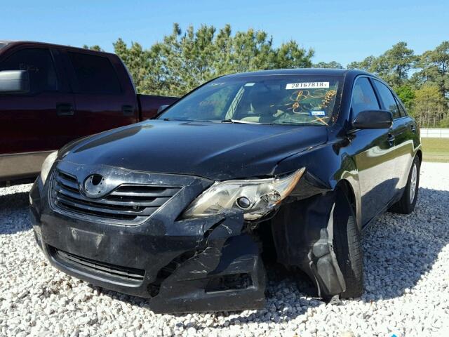 4T1BE46K57U717387 - 2007 TOYOTA CAMRY NEW BLACK photo 2