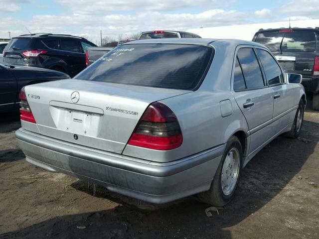 WDBHA24G9XA704297 - 1999 MERCEDES-BENZ C 230 SILVER photo 4