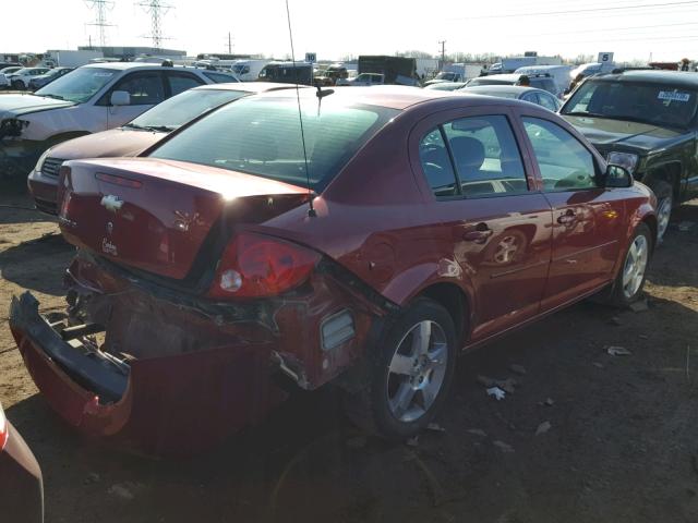 1G1AD5F5XA7143838 - 2010 CHEVROLET COBALT 1LT RED photo 4