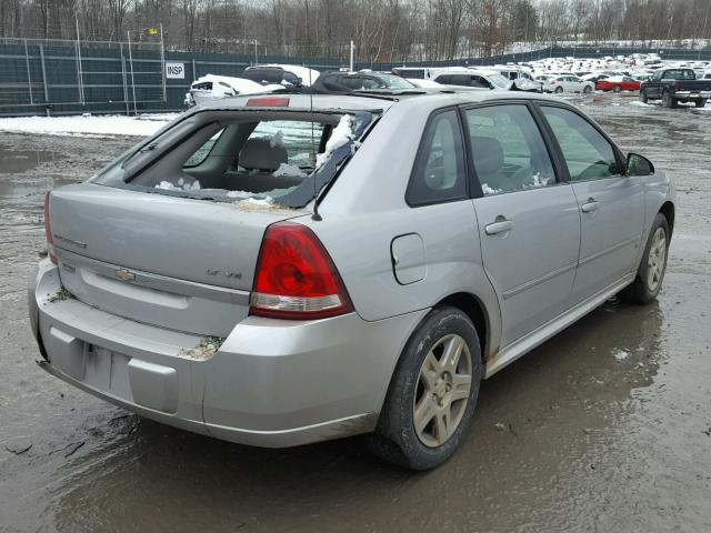1G1ZT61876F189492 - 2006 CHEVROLET MALIBU MAX 银色 照片 4