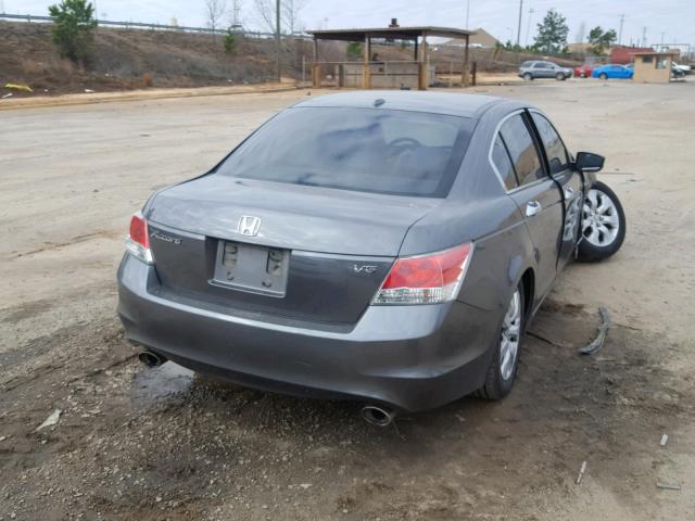 1HGCP3F87AA025854 - 2010 HONDA ACCORD EXL GRAY photo 4