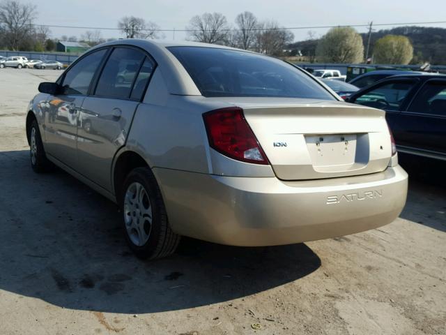 1G8AJ52F74Z108479 - 2004 SATURN ION 2 GOLD photo 3