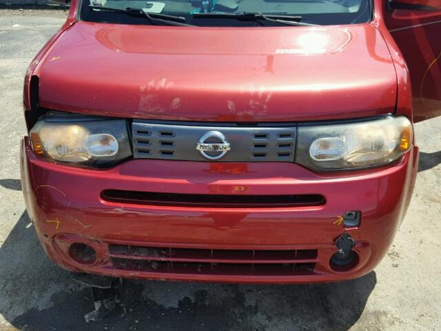 JN8AZ2KR9AT159136 - 2010 NISSAN CUBE BASE RED photo 7