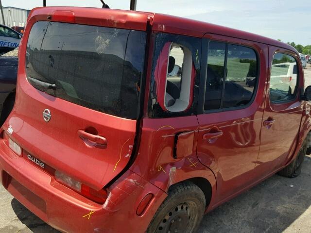 JN8AZ2KR9AT159136 - 2010 NISSAN CUBE BASE RED photo 9