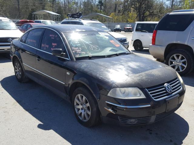 WVWPD63B92P282409 - 2002 VOLKSWAGEN PASSAT GLS BLACK photo 1