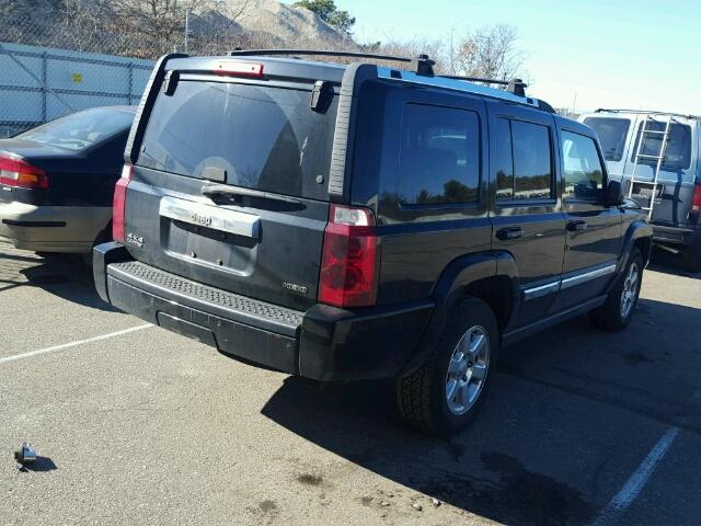 1J8HG58208C129232 - 2008 JEEP COMMANDER BLACK photo 4