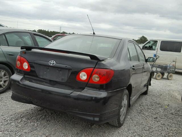 1NXBR32E45Z504362 - 2005 TOYOTA COROLLA CE BLACK photo 4