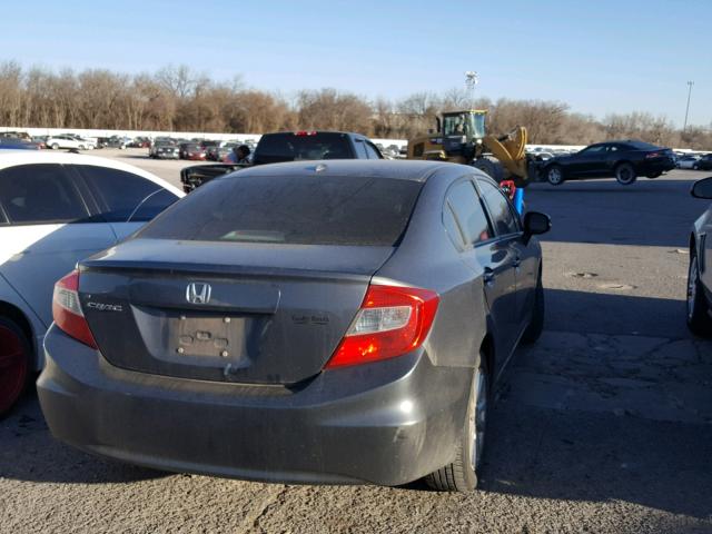19XFB2F98CE308017 - 2012 HONDA CIVIC EXL ნაცრისფერი ფოტო 4