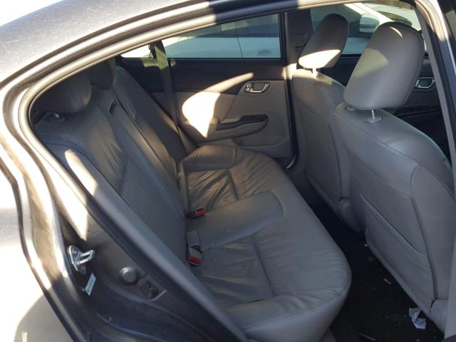 19XFB2F98CE308017 - 2012 HONDA CIVIC EXL ნაცრისფერი ფოტო 6