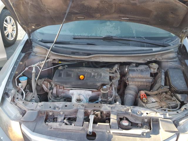 19XFB2F98CE308017 - 2012 HONDA CIVIC EXL ნაცრისფერი ფოტო 7