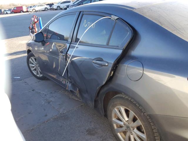 19XFB2F98CE308017 - 2012 HONDA CIVIC EXL ნაცრისფერი ფოტო 9