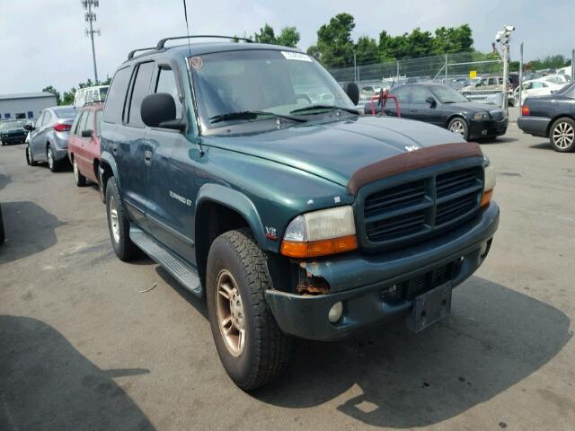 1B4HS28ZXYF170173 - 2000 DODGE DURANGO GREEN photo 1