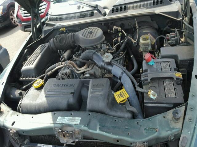 1B4HS28ZXYF170173 - 2000 DODGE DURANGO GREEN photo 7