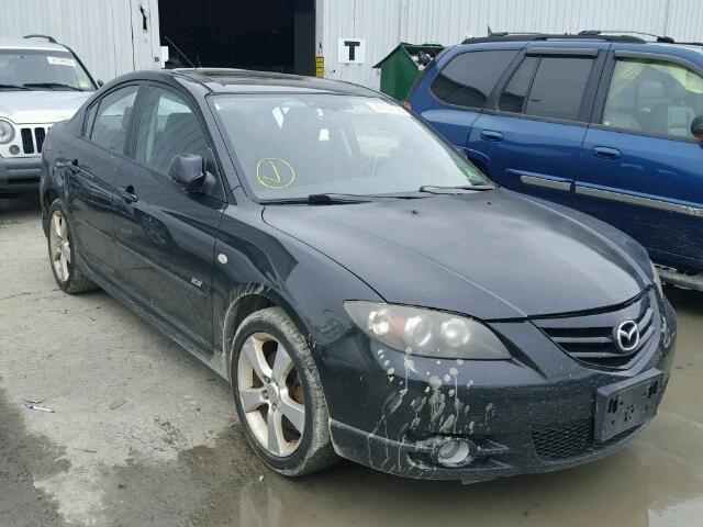 JM1BK323741162798 - 2004 MAZDA 3 S BLACK photo 1