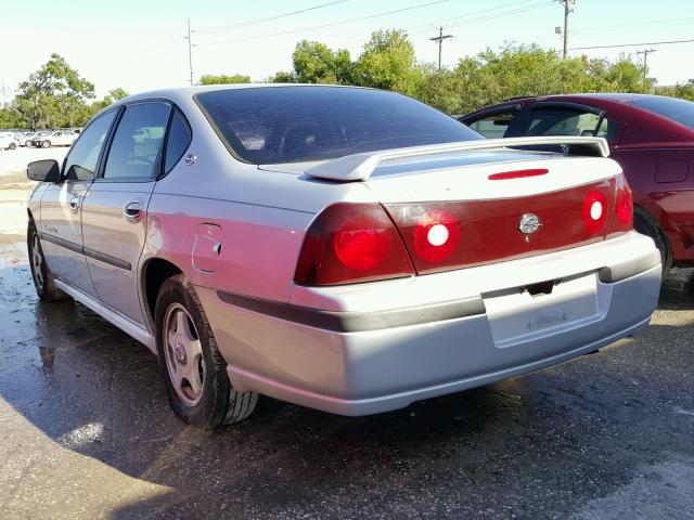 2G1WH55K6Y9101998 - 2000 CHEVROLET IMPALA LS SILVER photo 3