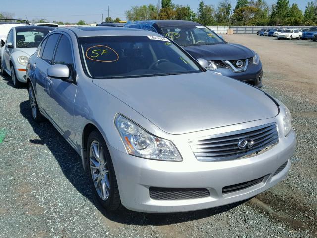 JNKBV61E37M710048 - 2007 INFINITI G35 SILVER photo 1