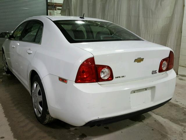 1G1ZB5E1XBF155163 - 2011 CHEVROLET MALIBU LS WHITE photo 3