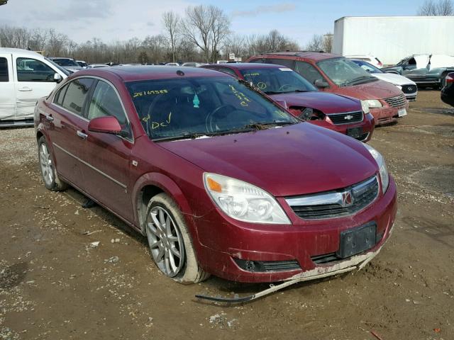 1G8ZV57727F128671 - 2007 SATURN AURA XR RED photo 1