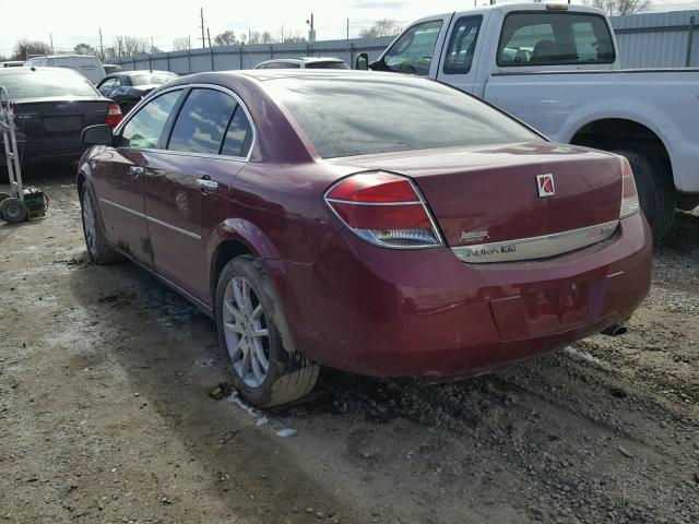 1G8ZV57727F128671 - 2007 SATURN AURA XR RED photo 3