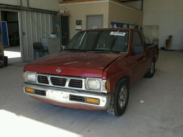 1N6SD16S8TC337981 - 1996 NISSAN TRUCK KING RED photo 2