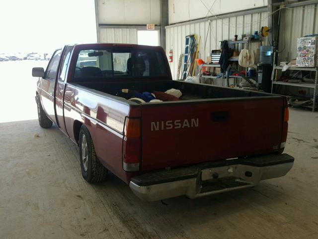 1N6SD16S8TC337981 - 1996 NISSAN TRUCK KING RED photo 3
