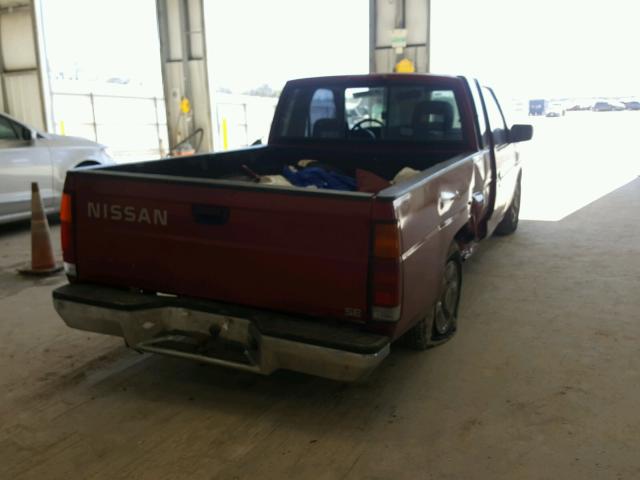 1N6SD16S8TC337981 - 1996 NISSAN TRUCK KING RED photo 4