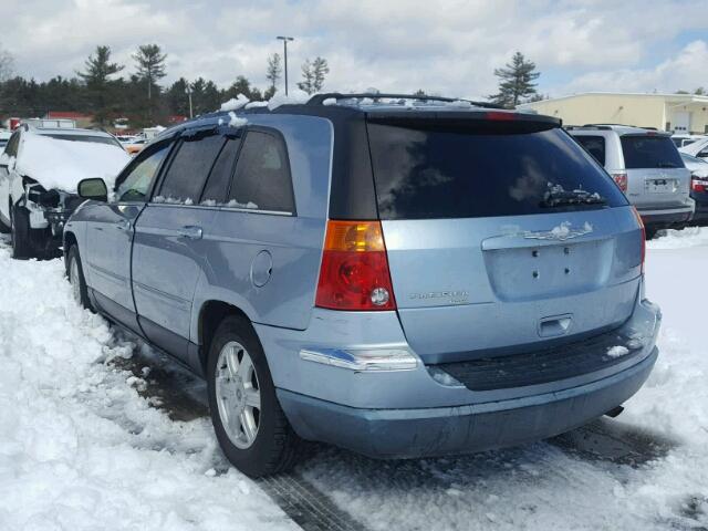 2C8GF68485R673590 - 2005 CHRYSLER PACIFICA T BLUE photo 3