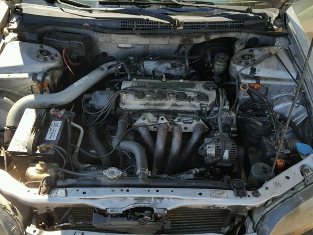 1HGCG3170YA032587 - 2000 HONDA ACCORD EX SILVER photo 7