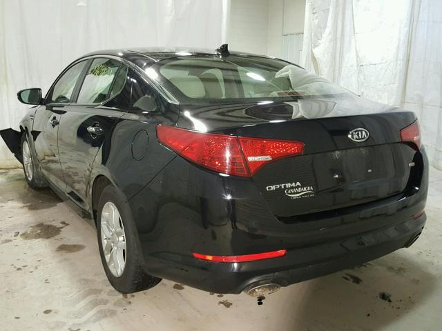 5XXGM4A77CG039497 - 2012 KIA OPTIMA LX BLACK photo 3