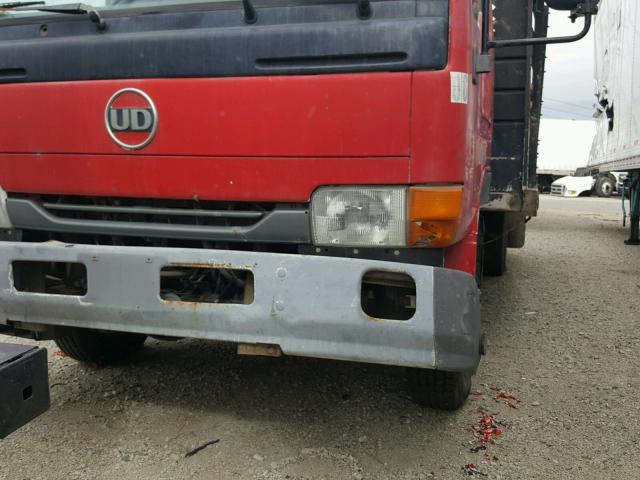 JNAU4T1J1VA504057 - 1997 NISSAN DIESEL UD1400 RED photo 9