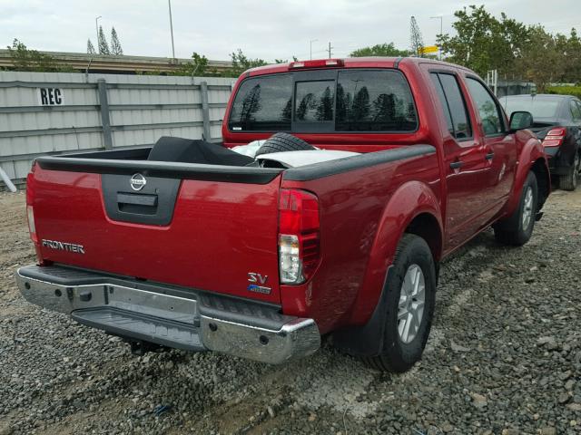 1N6DD0ER2HN774193 - 2017 NISSAN FRONTIER S RED photo 4