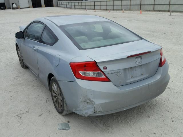 2HGFG3B87CH502063 - 2012 HONDA CIVIC EX SILVER photo 3