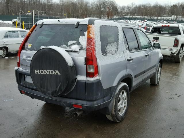 JHLRD78884C036489 - 2004 HONDA CR-V EX SILVER photo 4