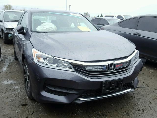 1HGCR2F3XGA232580 - 2016 HONDA ACCORD LX GRAY photo 1