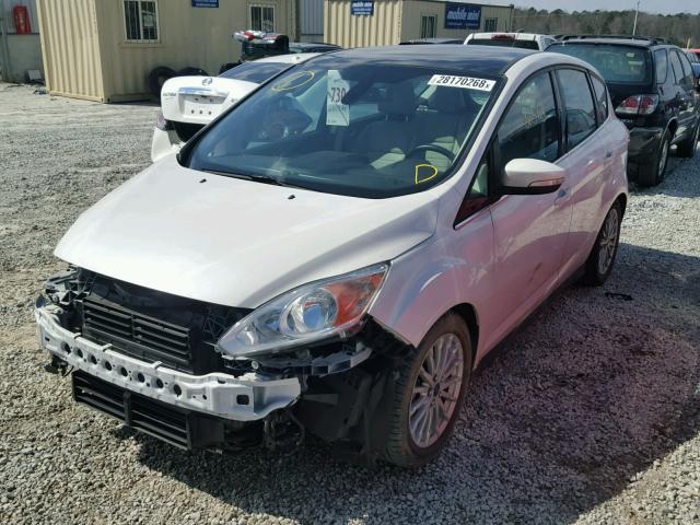 1FADP5BU9DL540287 - 2013 FORD C-MAX SEL WHITE photo 2