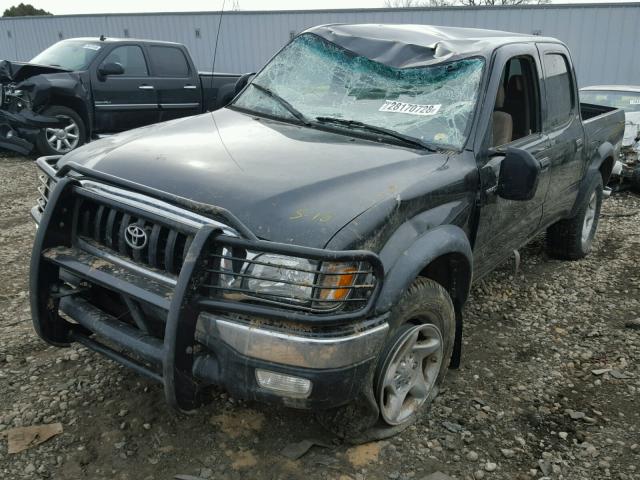 5TEHN72N93Z275313 - 2003 TOYOTA TACOMA DOU BLACK photo 2