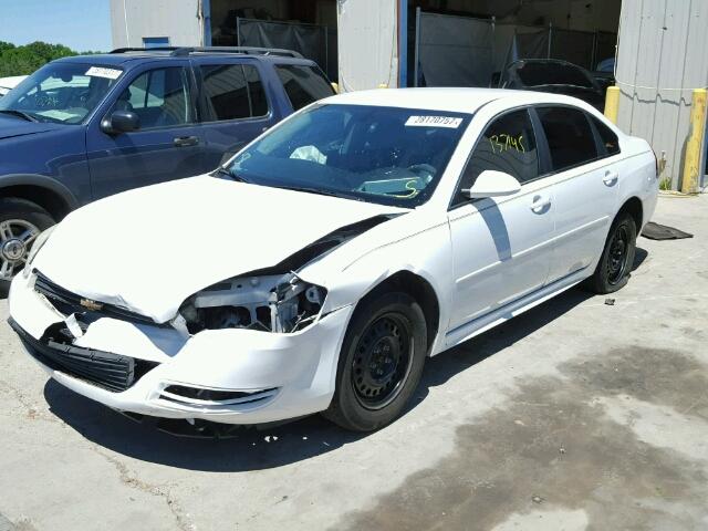 2G1WF5EK4B1131528 - 2011 CHEVROLET IMPALA LS WHITE photo 2