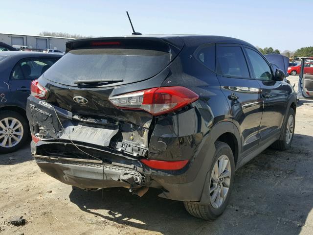 KM8J23A42GU127445 - 2016 HYUNDAI TUCSON SE BLACK photo 4