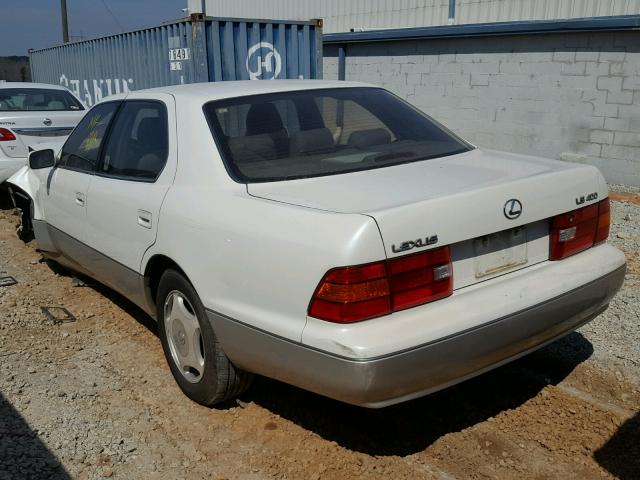 JT8BH28F2W0103210 - 1998 LEXUS LS 400 WHITE photo 3